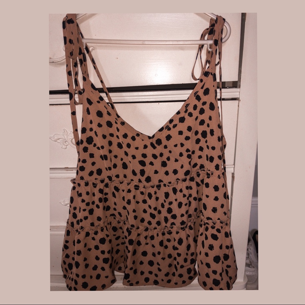 Shein Dalmatian Print Cami Top
